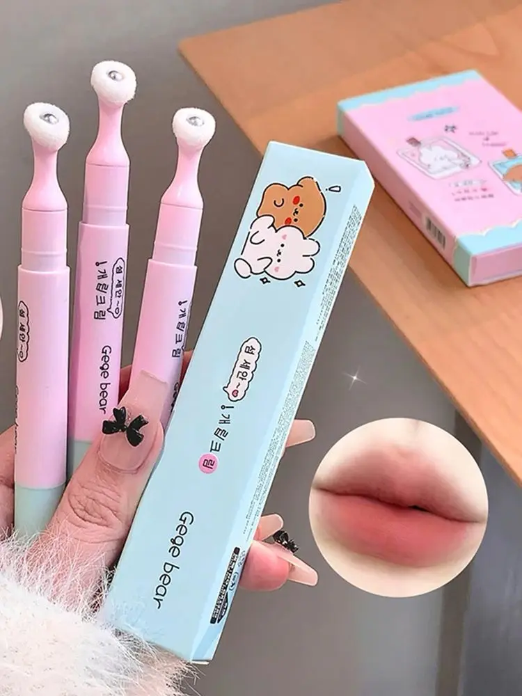 Crème à lèvres mate velours Gege Bear, boue à lèvres velours colorée longue tenue automne/hiver, rouge à lèvres pigmenté pour les superbes compléments