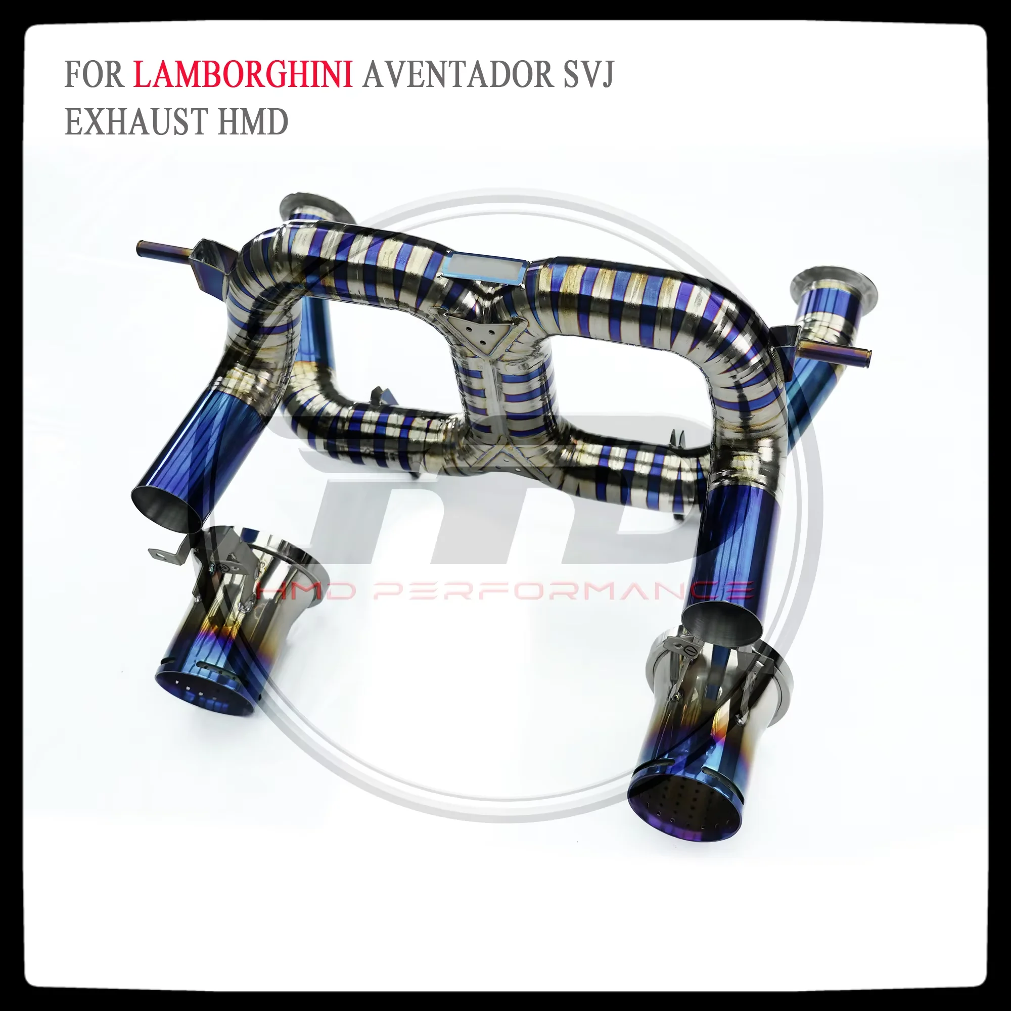 

HMD Exhaust System High Flow Performance Catback for Lamborghini Aventador SVJ Car Accessories without Valve