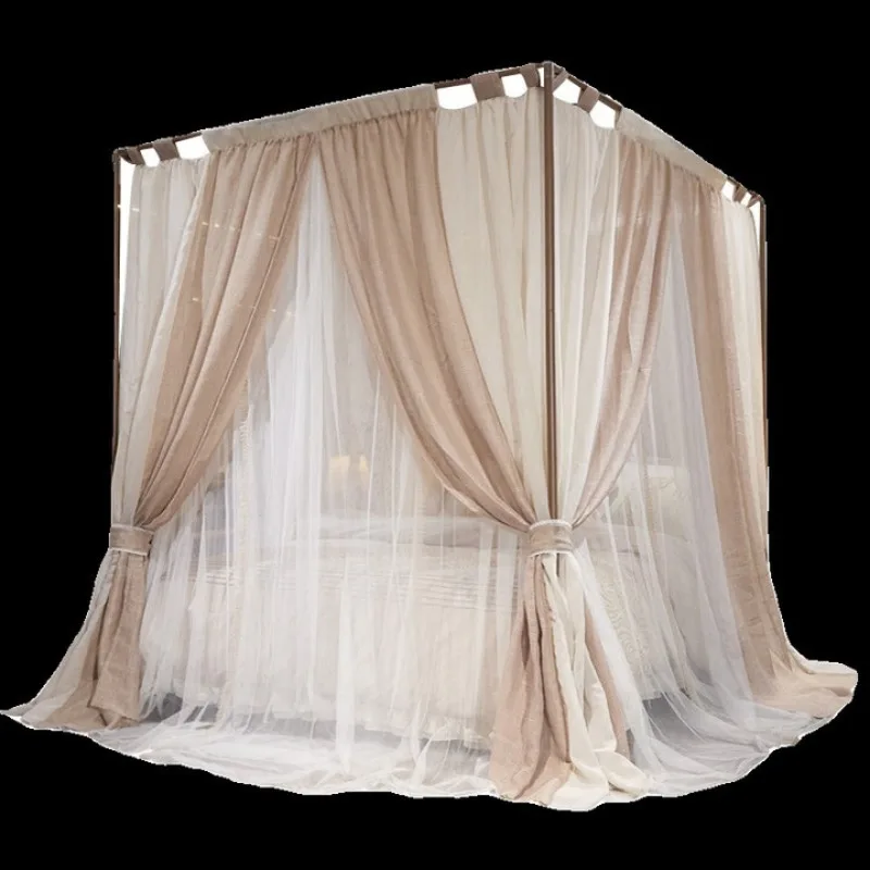 

Mosquito net household bedroom thickened double dust blackout cloth