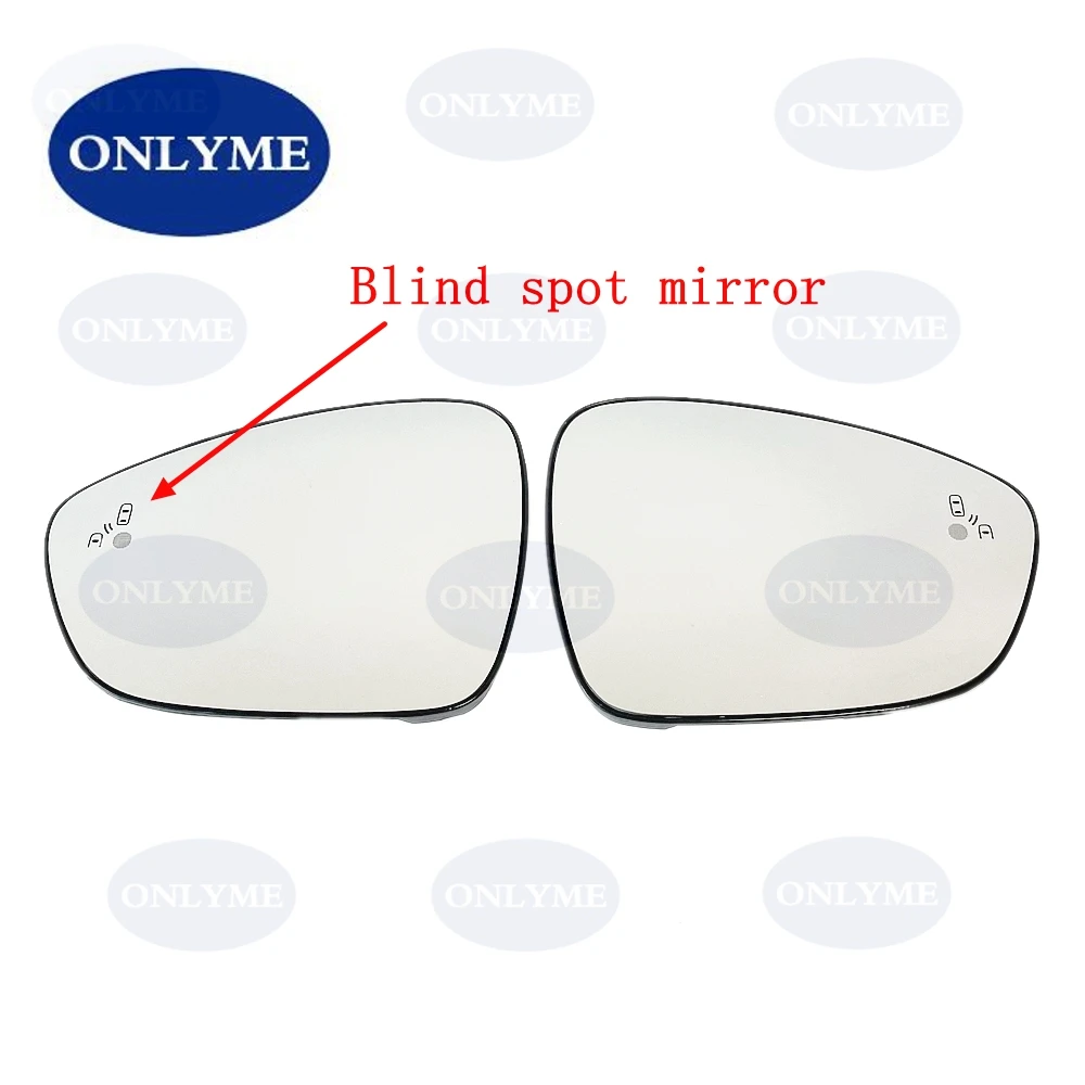 Car Convex Heated Mirror Glass With Blind Spot Warning For Citroen C3 MK2 / C5 / DS3 / DS5  2008 - 2018
