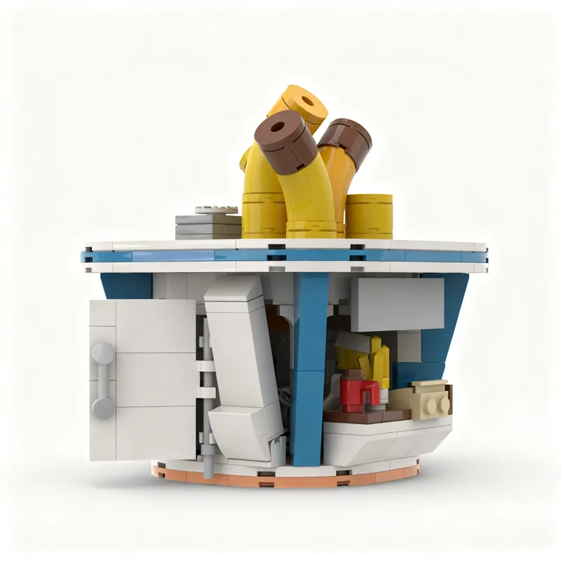 208 stuks MOC Stad Churros Kraam Model Bouwstenen Constructie Monteren DIY Speelgoed Idee Creatieve Baksteen Kerstcadeaus Onderwijs