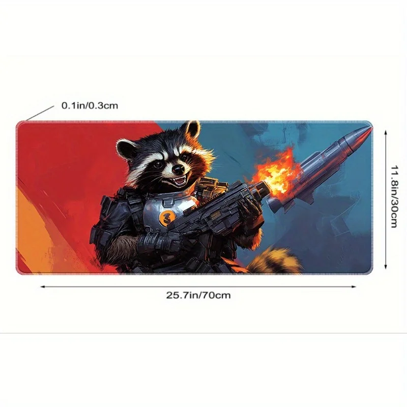 Within Reach! This Universe Mouse Pad Featuring Rocket Raccoon Is Perfect for Gamers And Makes a Great Gift for Search And Rescu