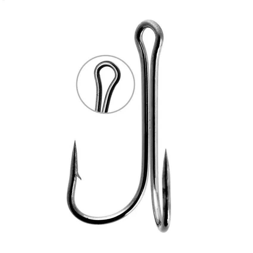 Barbed Fish Hooks 10 Pack High Carbon Steel Treble Hooks Anti Escape Frog Lures Tackle Set Catfish Crappie Shrimp Fishing - view 4