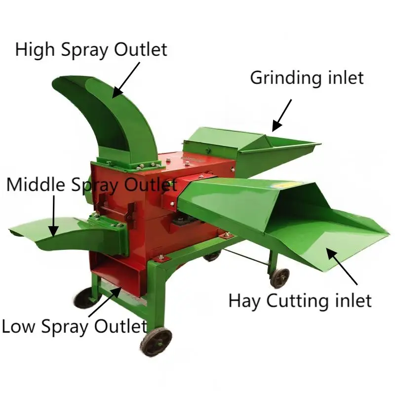 *forHigh Quality  Silage 680 Chaff Cutter Animal Food Cutting Making Machine Food Processing Machinery Machinery From China