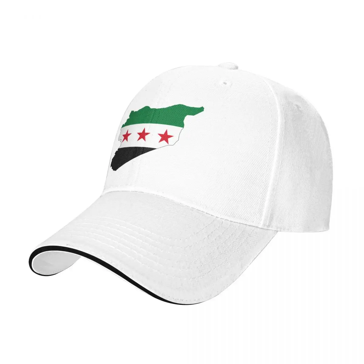 Baseballkappen Syrische Flagge Syrien Karte 2025, Casquette, Unisex, Sport, Sommerkappen
