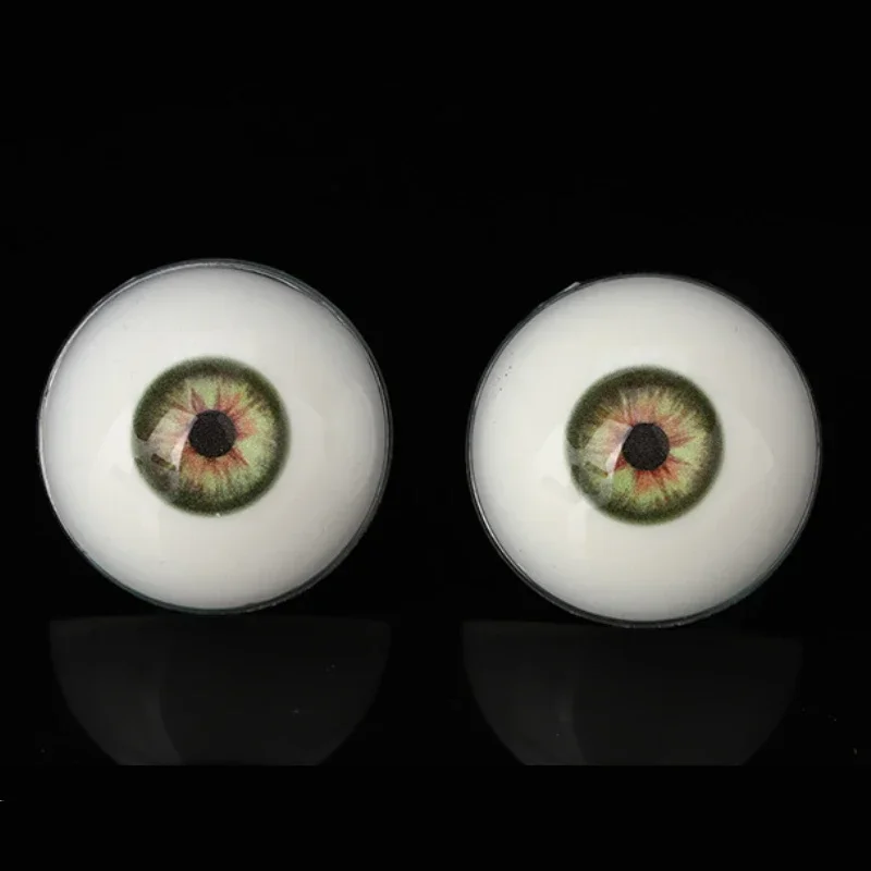 24mm Acrylic Semicircle Doll Eyeballs Bjd Doll Resin Eyes Sd Joint Doll Makeup 12mm Pupil Eyeball Doll Accessories