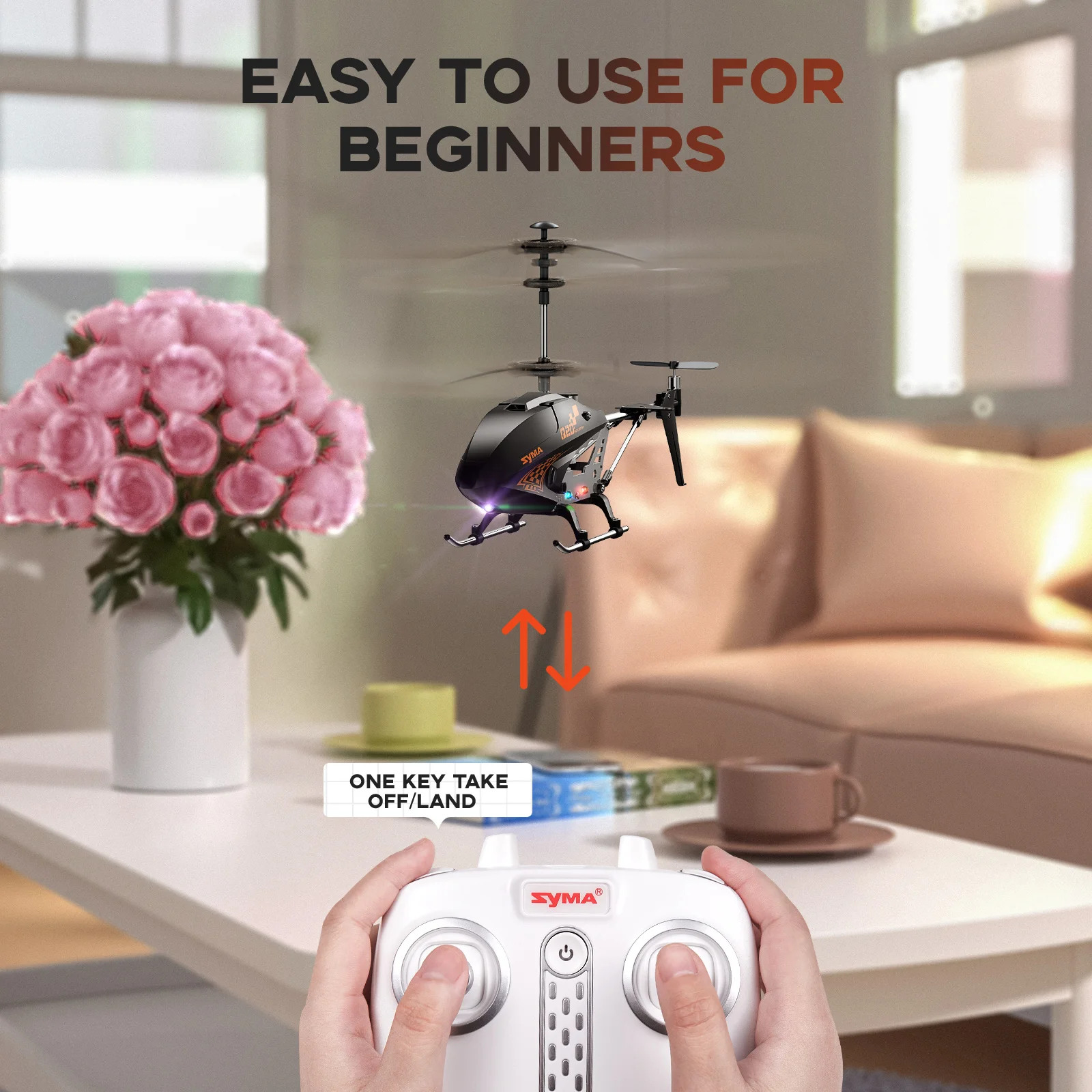 New Arrival SYMA Remote Control Helicopter, Q20 Aircraft with Altitude Hold, 3.5 CH, Easy to Fly RC Toy for Kid Beginner