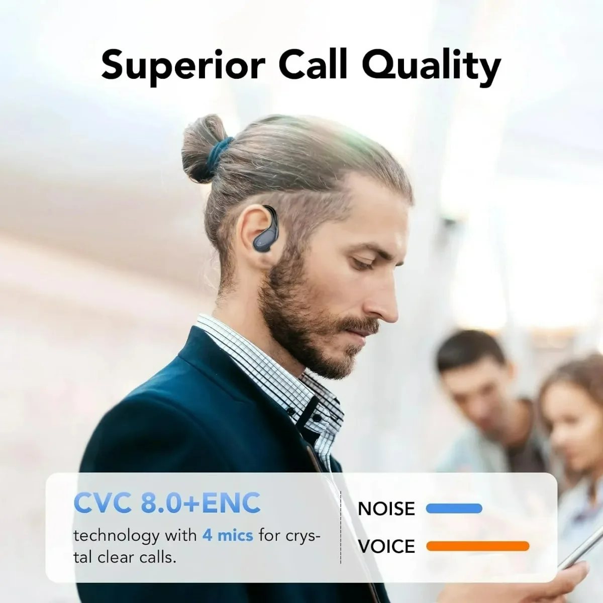 2027 New QCY SP16 TWS Wireless Headphones Bluetooth Earphones With LED Display Charing Case Sports Business Headset For iPhone