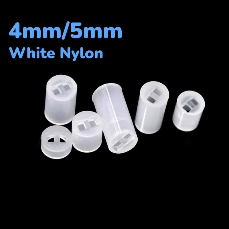 4mm/5mm LED Diode Holder White Nylon DIY Light Emitting Diode LED Spacer Lamp Post Lamps