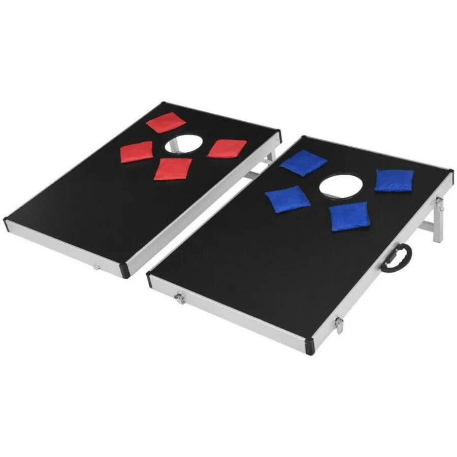 Conjunto Cornhole com design dobrável e alça lateral
