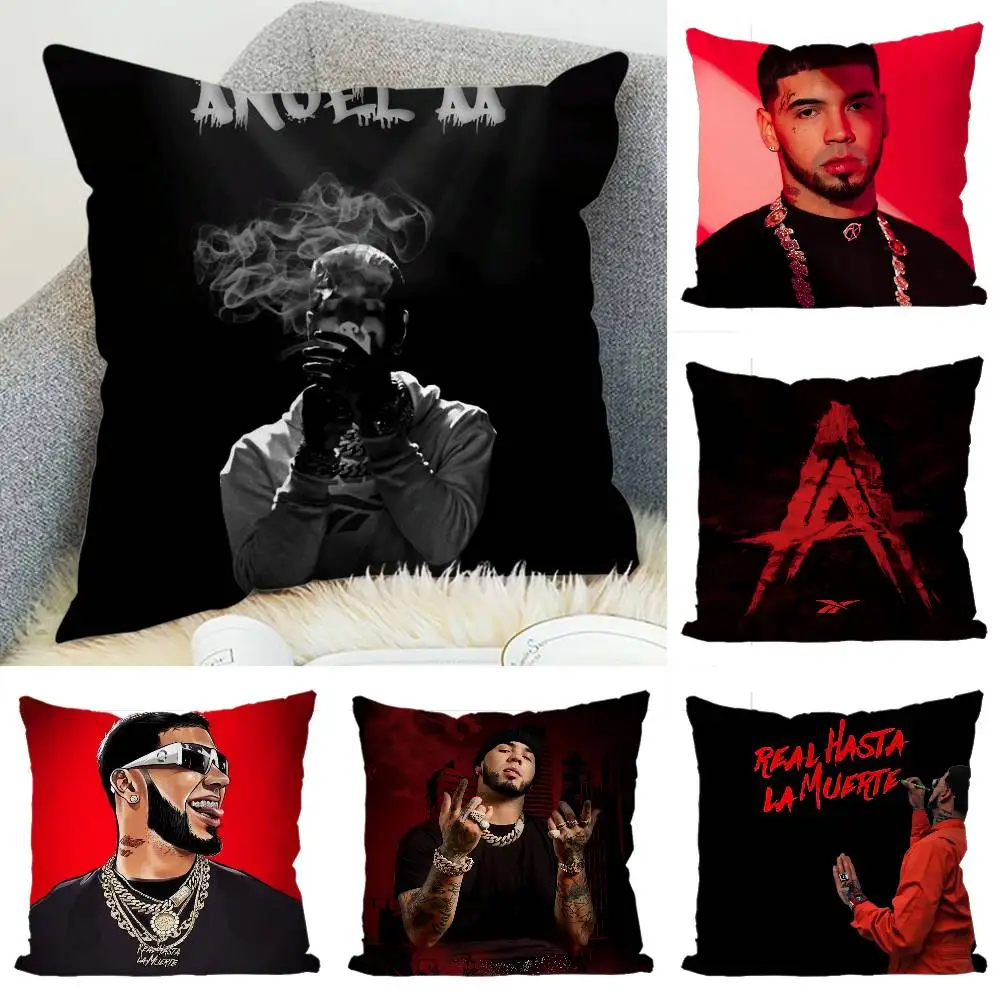 

Anuel AA Pillow Case Luxury Double-sided For Car Pillows 45x45 Cushions Cover Home And Decoration Sofa Pillowcase 50x50