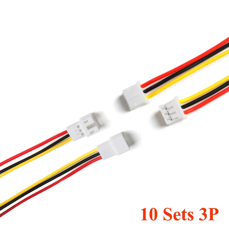 10Sets / 20Pcs 20CM JST PH 2.0 Connector Plug Jack Male Female 2/3/4/5/6 Pin Micro Cables JST PH 2.0mm Male Female Connectors