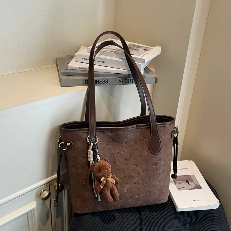 

2025 New Minimalist Tote Bag for Women, Large Capacity Shoulder Bag with Top Handle, Spacious Versatile Handbag, Chic & Elegant