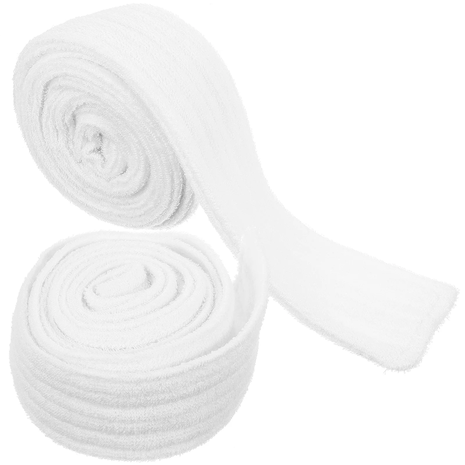 2 Pcs Bathrobe Straps 2pcs (white [medium Thick Towel Material]) Hotel Belt Replacement Accessories Miss