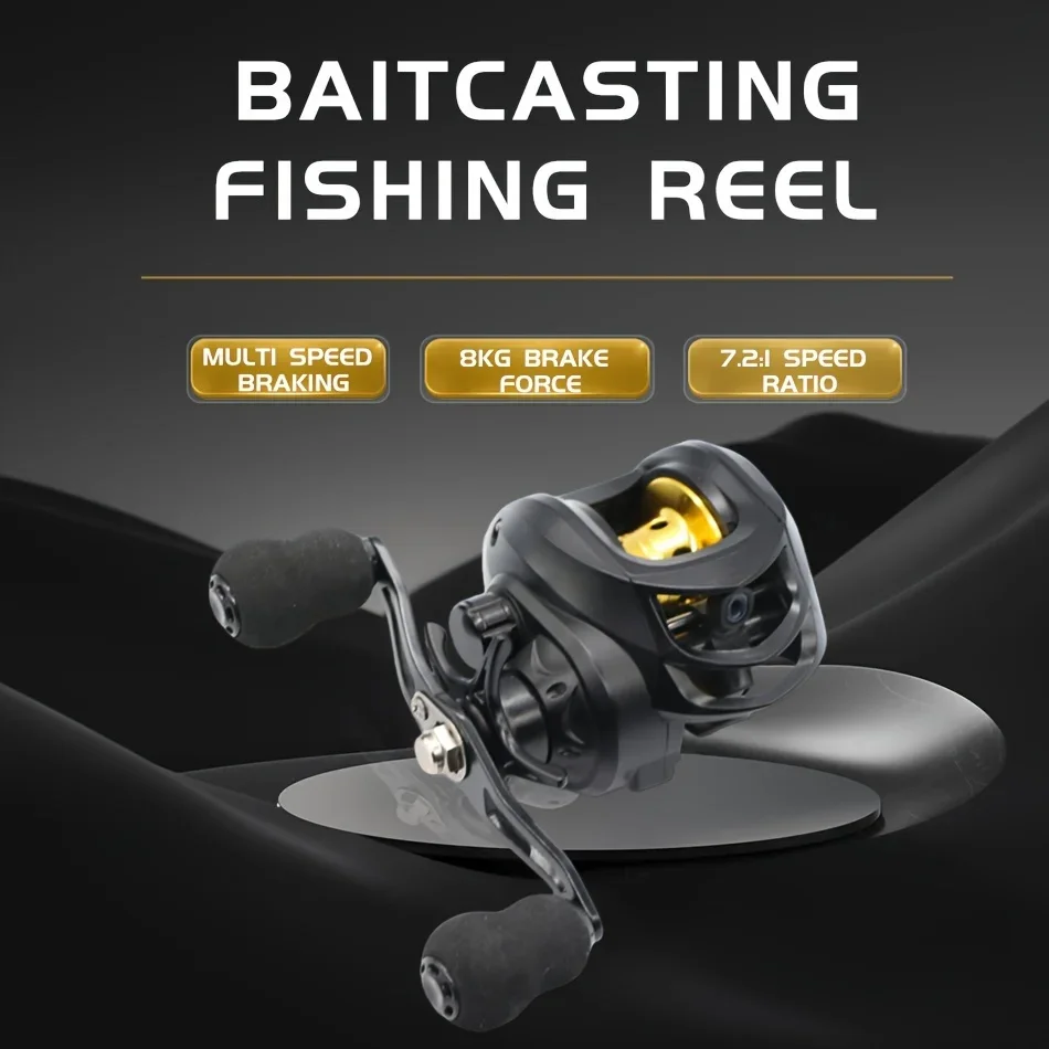 DK Baitcasting Reel Saltwater Freshwater Fishing Reels Max Drag 8KG Light Surf Cast Reel Baitcaster Reels