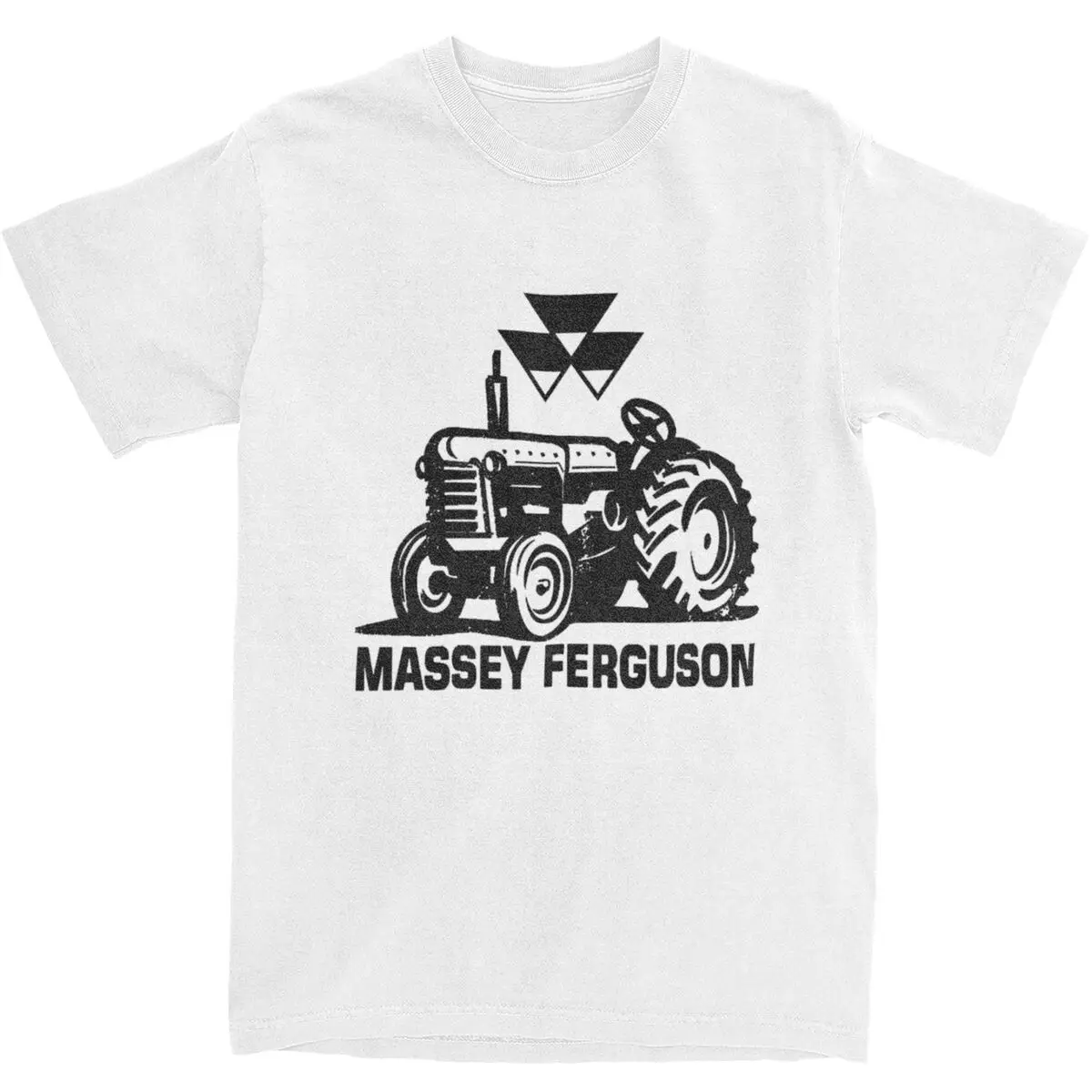 Couple T Shirt Popular Logo T Shirts Leisure Masseyed Tractors Fergusoned Print Tee Shirt Casual 100 Cotton Clothes Gift Idea