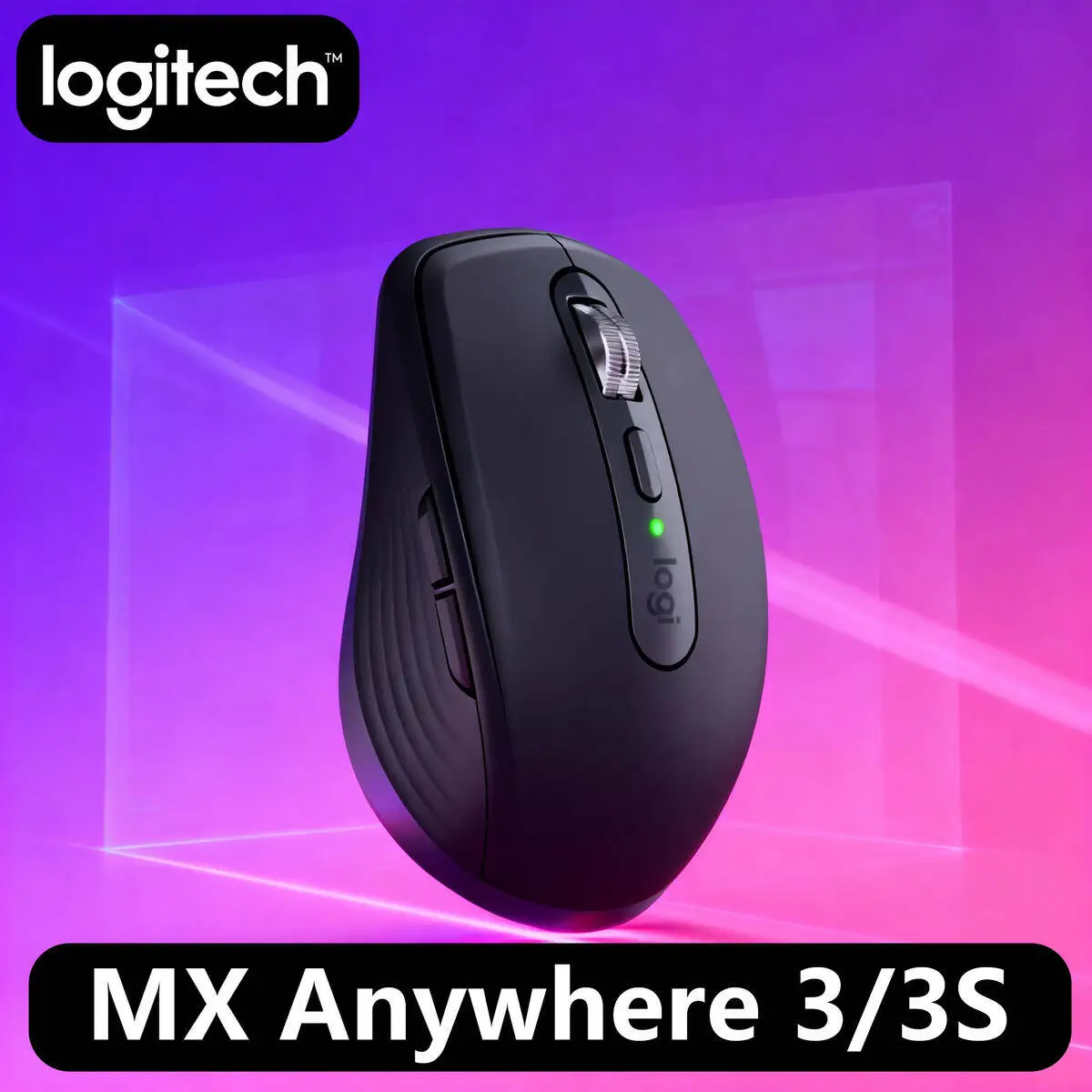 

Logitech MX Anywhere 3S Wireless Ergonomic Mouse, Darkfield Tracking, 8000 DPI, MagSpeed, USB-C, 10m, Mac/Windows
