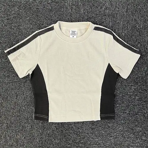 Gothique Y2K T-shirt femme Faion haut d'été à la mode gothique Sle 00% autres matériaux automne dames Dr