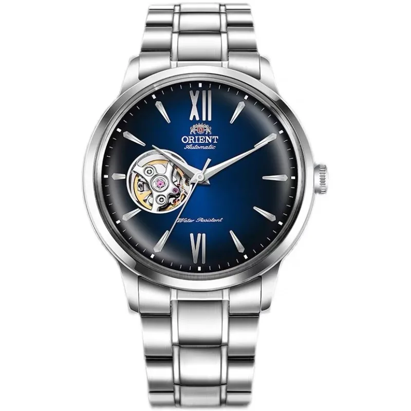 ساعة أصل جوفاء الظهر شفافة كلاسيكية ريترو أوتوماتيكية ميكانيكية للرجال RE-AG0028L10B