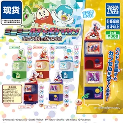 TOMY Gashapon Gacha Capsule Toy Pokemon Mini Miniature Capsule Machine Figures Table Ornaments Model Kids Gifts