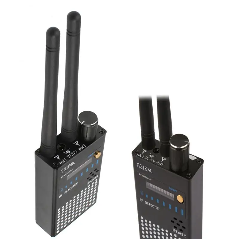 전문가용 RF 신호 감지기, 도청 방지 감지기, 핀홀 오디오 버그, GSM 장치 파인더, 1 개