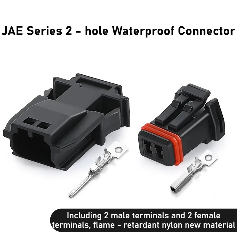 DJ7028-1.2-11/21 Conector automotivo à prova d'água de dois furos MX19002P51 Sensor de plugue de espelho retrovisor MX19002S51