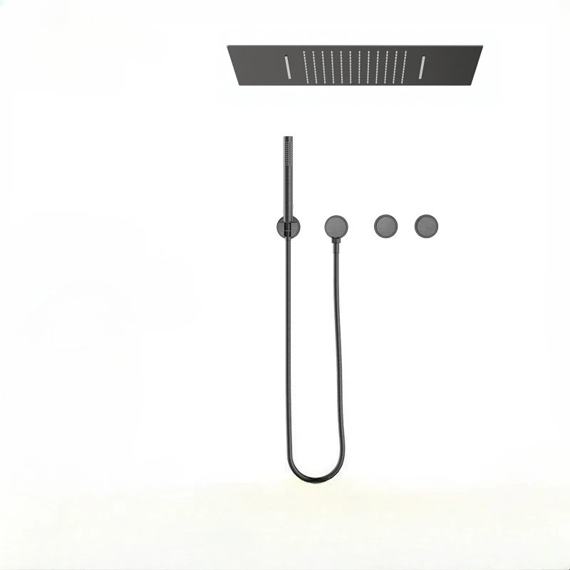 

Современный скрытый душевой набор с термостатической потолочной полкой для ванной комнаты отеля через границу