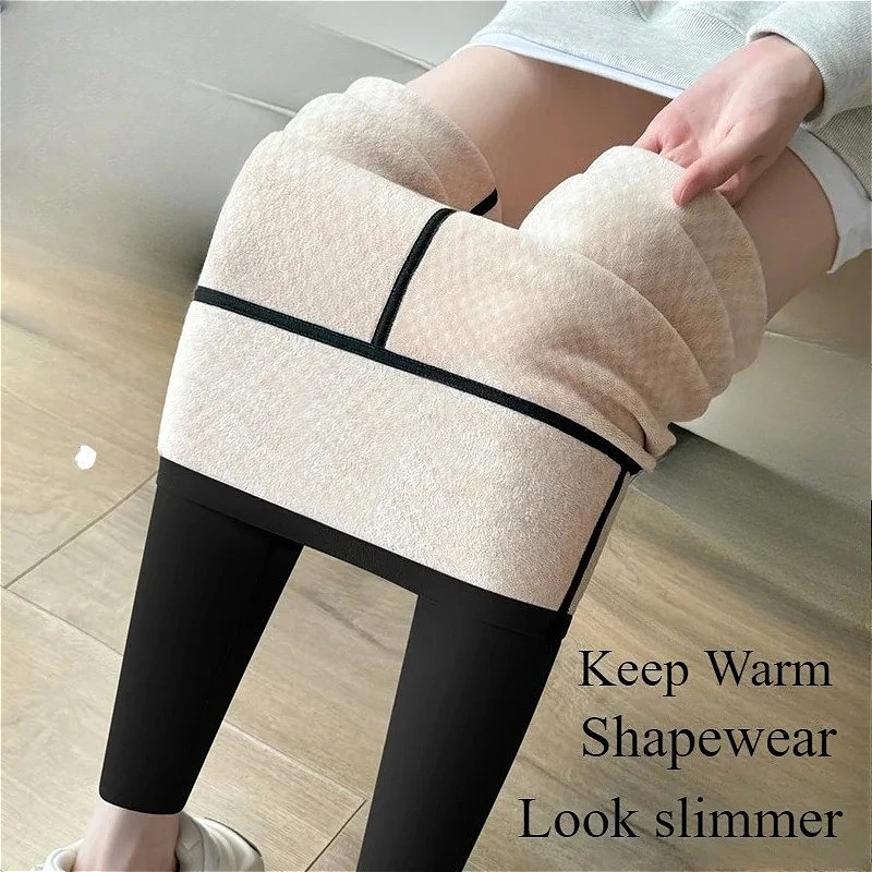 Sport Leggings Pants Slim Women Yoga Warm Winter Thick Shark Trousers Shapewear Women's Clothes High Waist Fitness Pants Elastic