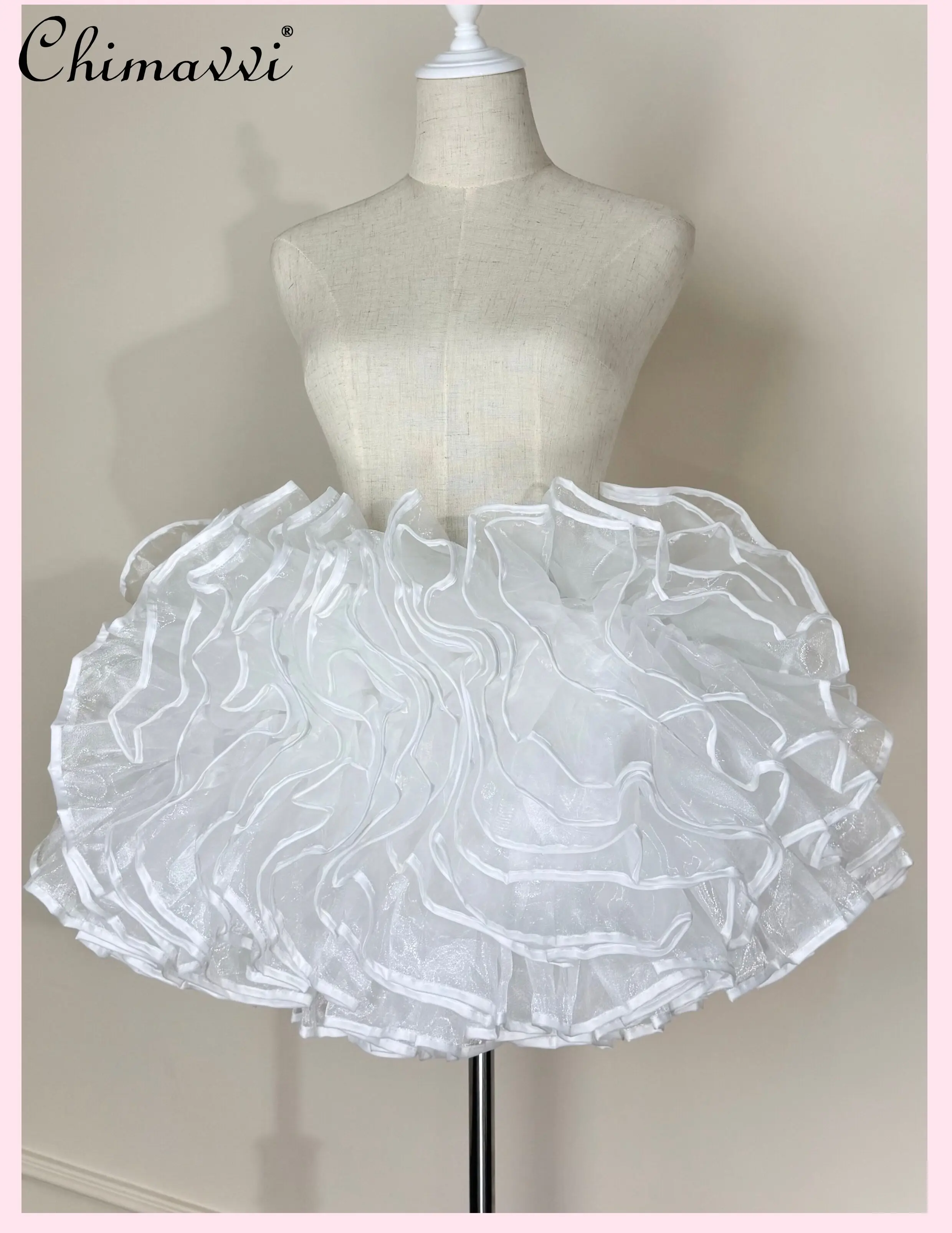 

Original Lolita Violent Boneless Gauze Support Fashion Sweet Girl High Waist Elegant Princess Lo Bell-shaped Skirt Support