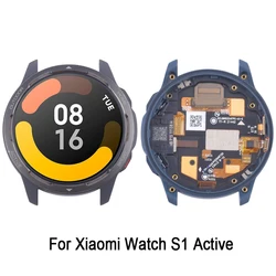 1.43'' AMOLED Screen with Frame For Xiaomi Watch S1 Active Smartwatch Display and Digitizer Full Assembly Repair Spare Part