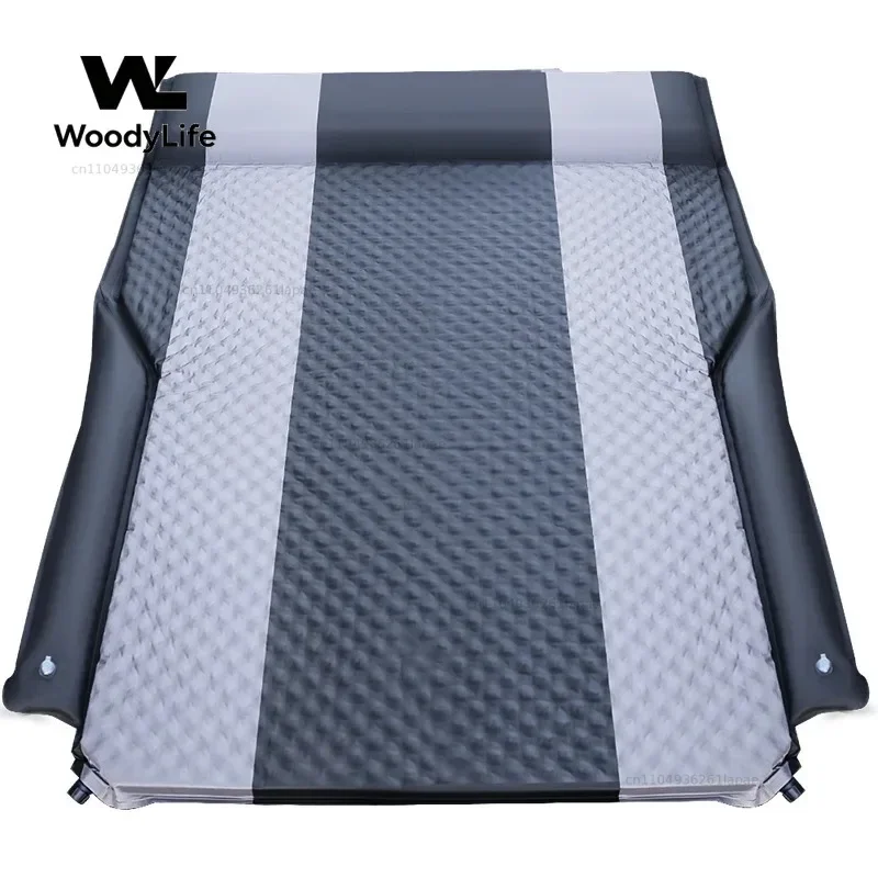 Travel Camping Backseat Sleeping Pad Matelas Automatic Self Inflating Car Air Mattress Inflatable SUV Trunk Bed Rear Cargo