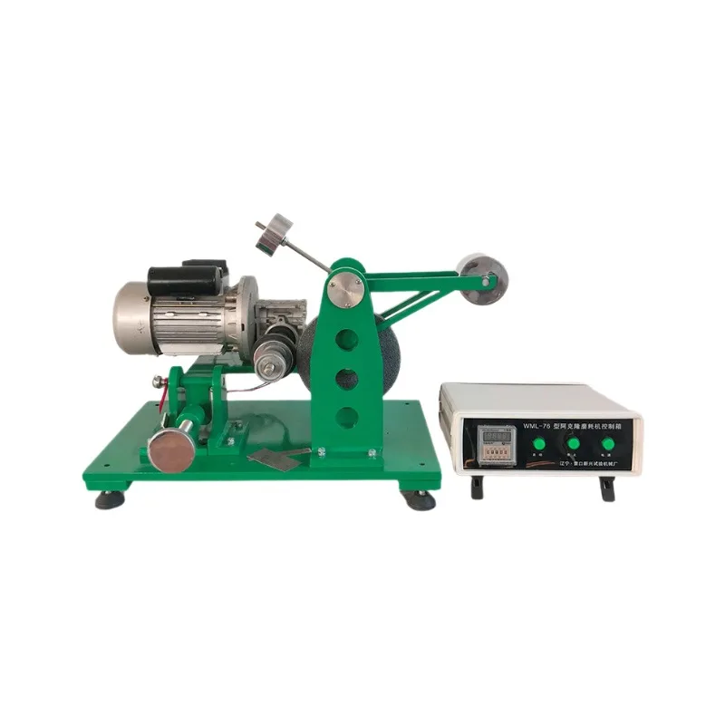 Testing machine, vulcanized rubber wear resistance tester