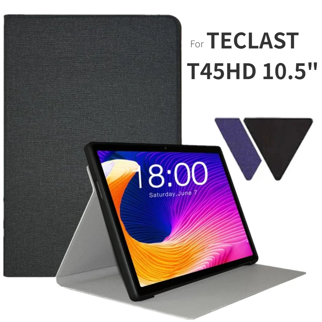 Smart Cover für Teclast T45HD 10,5 Zoll Tablet Hülle PU Leder Klappständer Schutzhülle für Teclast T45HD (2023) 10,5 Zoll