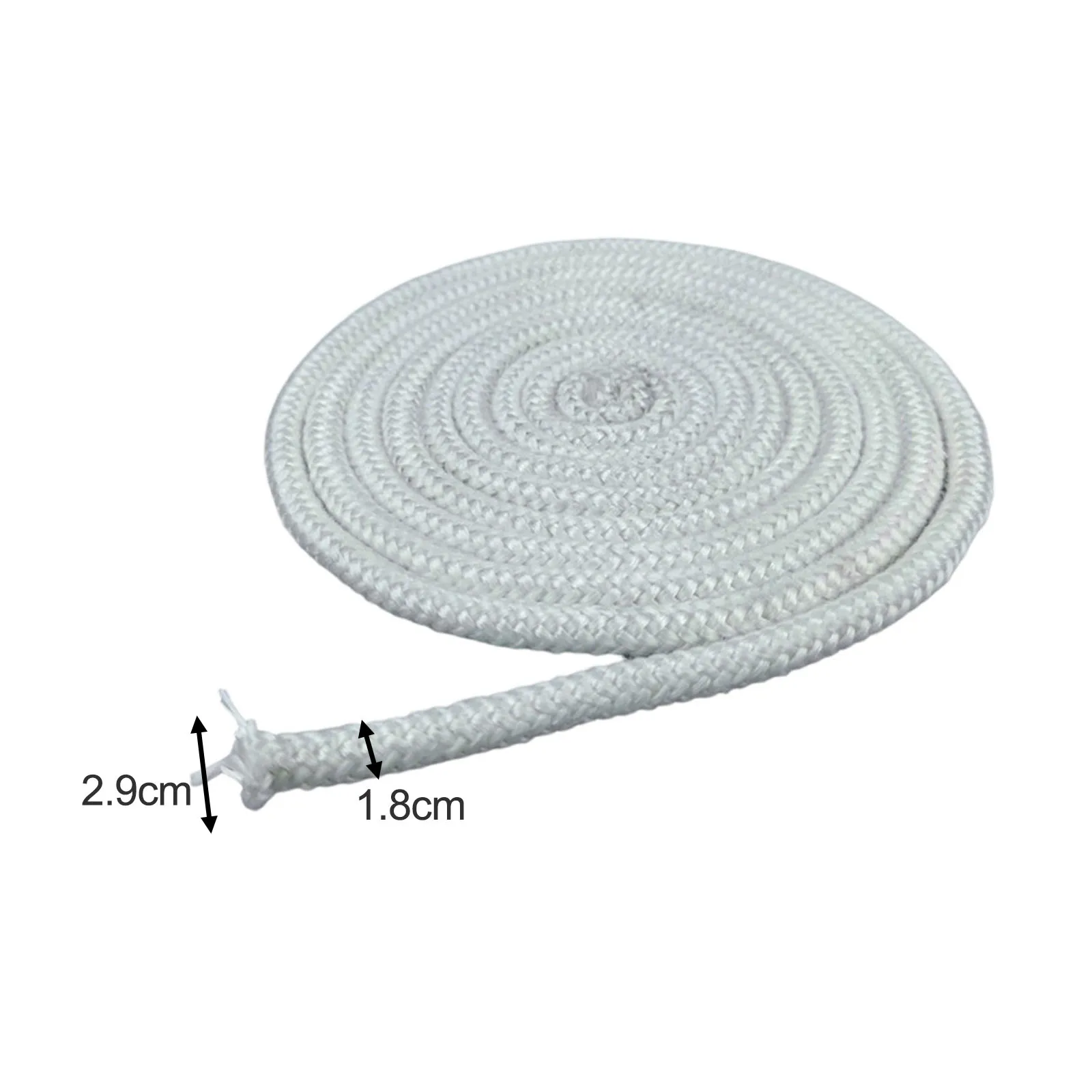 1 قطعة حبل ختم من الألياف الزجاجية المقاومة للحرارة العالية للمواقد والمواقد حبل ختم الموقد ﻿ اكسسوارات المنزل