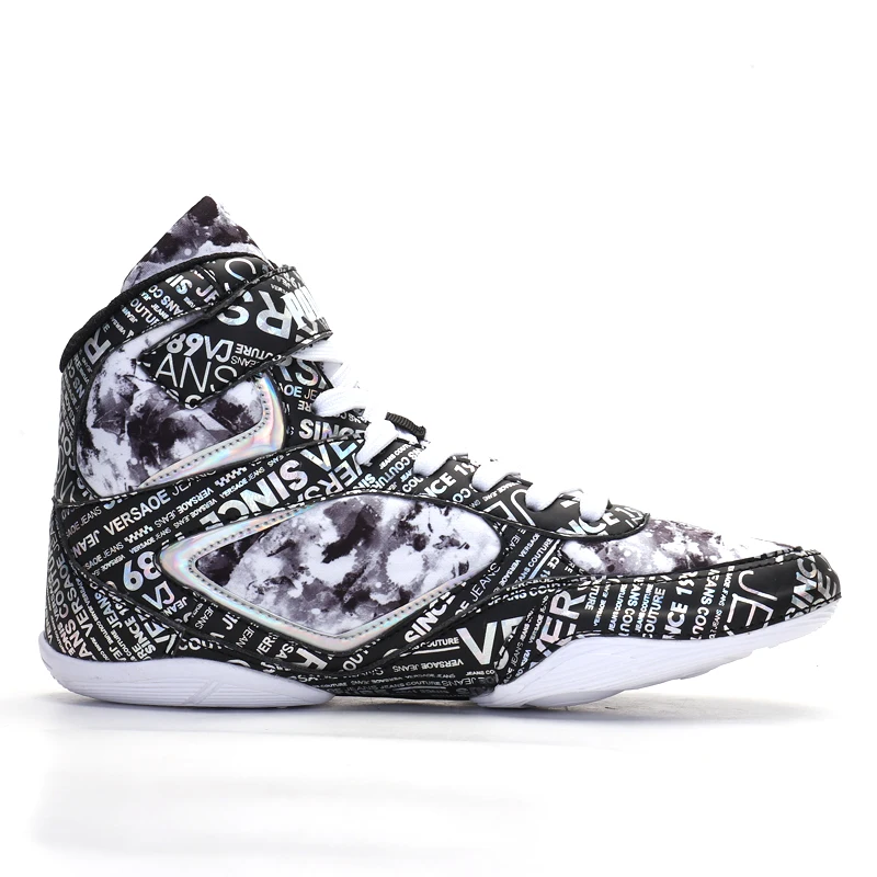 New Boxing Shoes Men\'s Professional Flying Boots Women\'s Lightweight Wrestling Shoes Anti-slip Wrestling Shoes