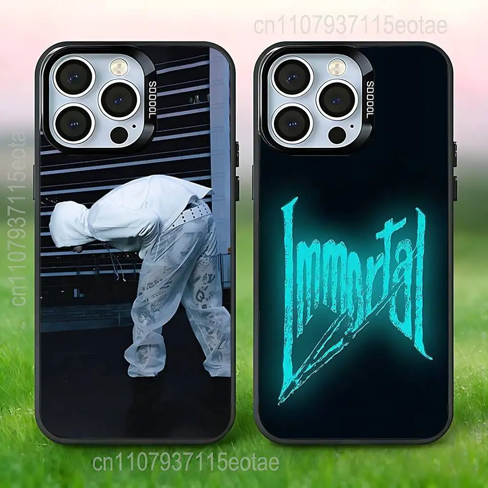 

K-Kai Angel Damage SINGER Phone Case For iPhone 17,16,15,14,13,12,11,Pro,XS,Max,Plus,Mini,SE4,E Black Matte Shockproof Cover