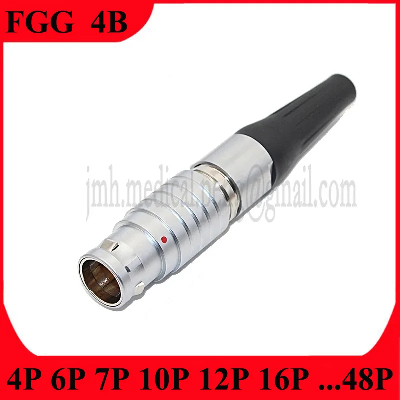 

FGG.4B.4 6 7 10 12 16 20 24 30 40 48Pins Push-pull Self-locking Aviation Metal Circular Connector For Data And Telecom Systems