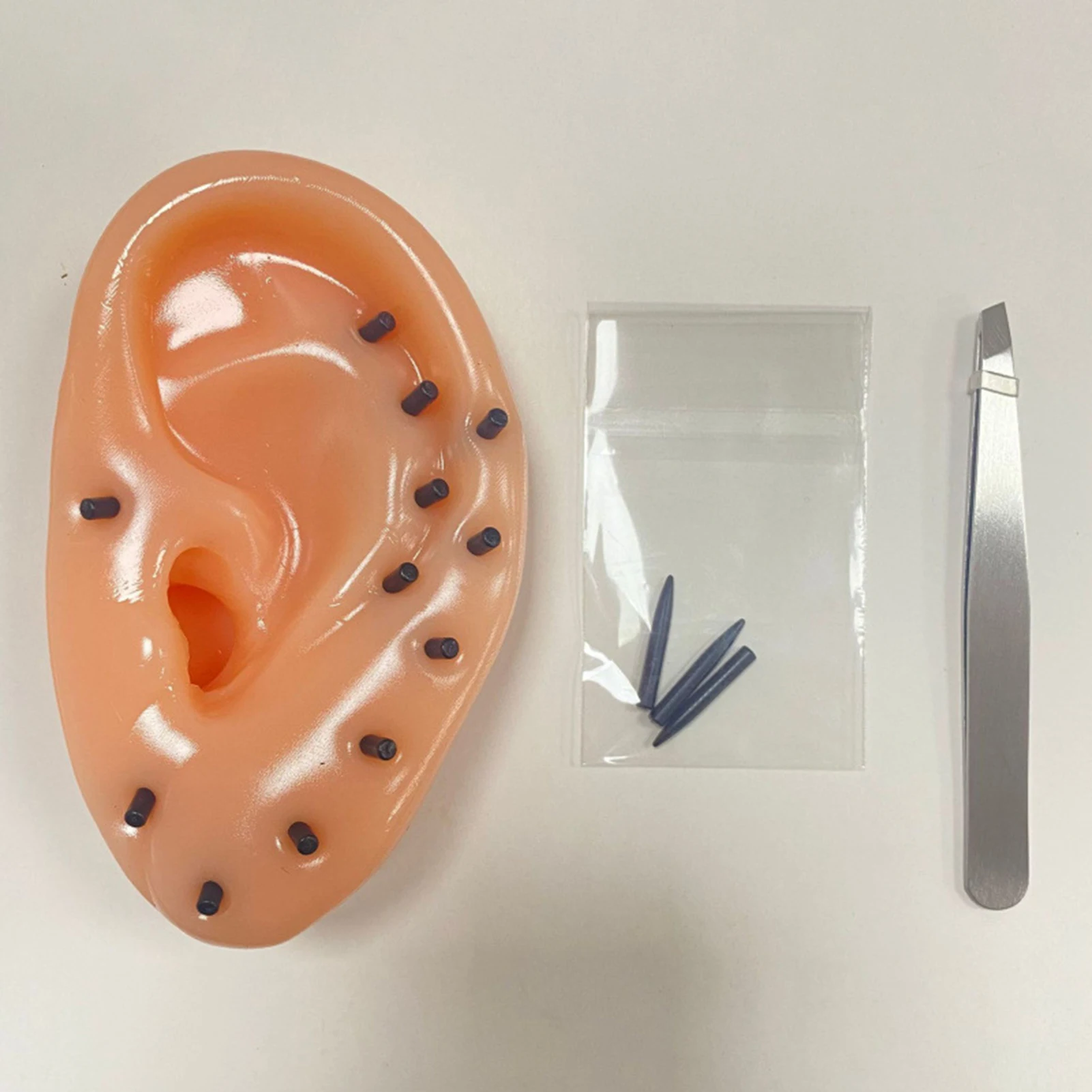 لعبة ظهرت الرؤوس السوداء على شكل أذن 15 قطعة محاكاة حب الشباب قابلة لإعادة الاستخدام لتخفيف التوتر والجلد المرن للبالغين والمرح #4