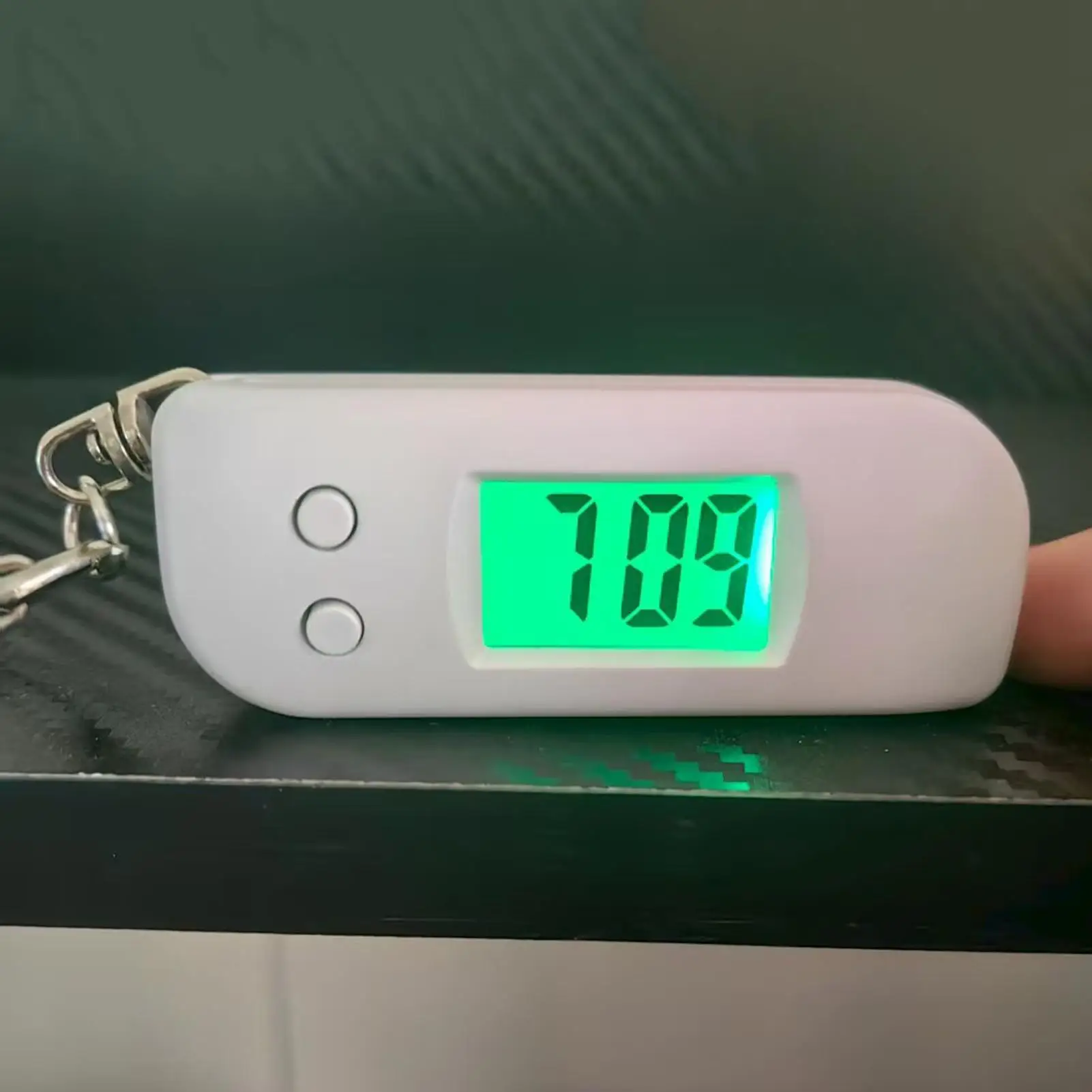 Świecący brelok LED z zegarkiem kieszonkowym dla dzieci, cichy wyświetlacz LCD, przenośny zegar na biurko dla uczniów do nauki i egzaminów, dla mężczyzn i kobiet.