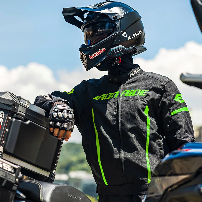 

Motorcycle Riding Suit Outdoor Breathable Windproof Waterproof Racing Suit Jacket Off-road Rider Locomotive Clothes Four Seasons