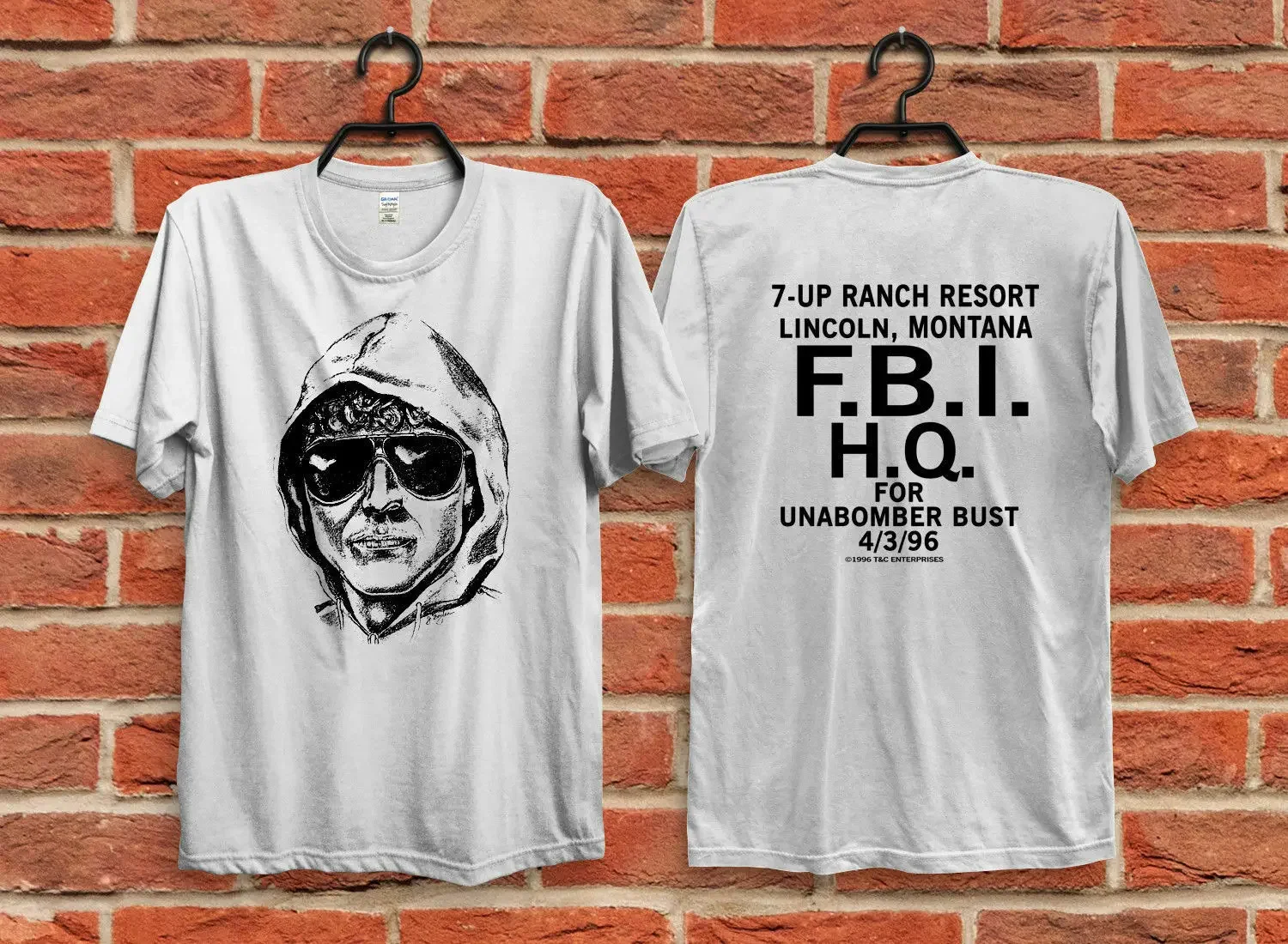 

Модная футболка The Unabomber 7-Up Ranch Resort Lincoln Montana, новая