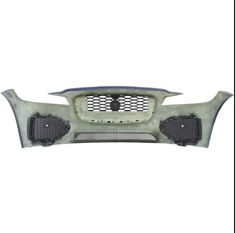 

Quality Plastic for Jaguar XF Front Bumper Assembly Easy Replacement Exhaust Fog Lamp Cutout Included Car Body Kitcustom