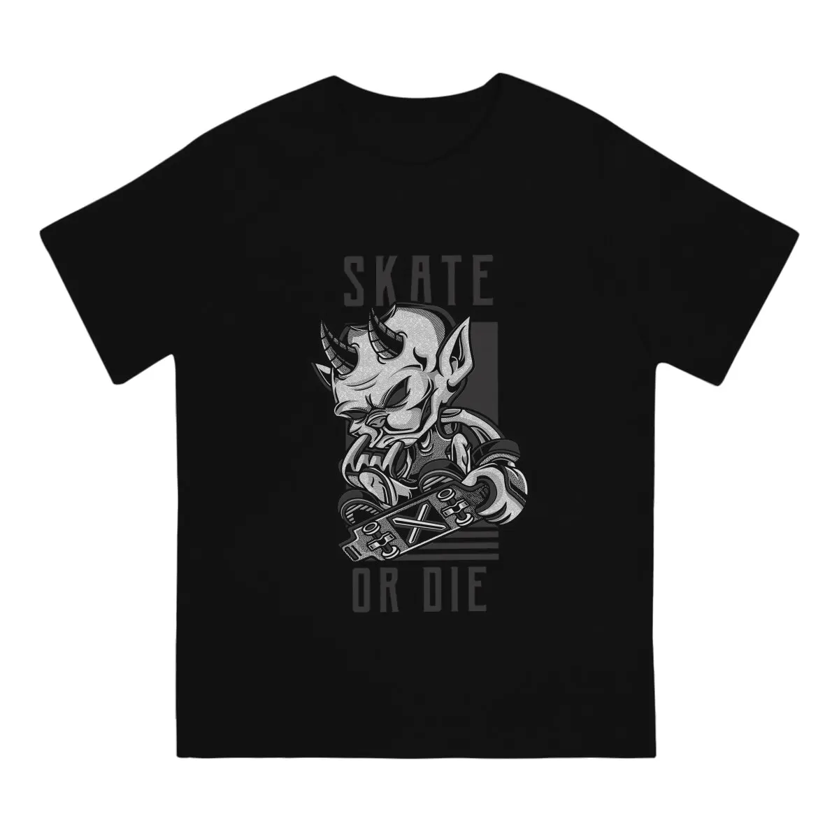 Skate Or Die Men TShirt Skating Board O Neck Short Sleeve Fabric T Shirt Humor High Quality Gift Idea