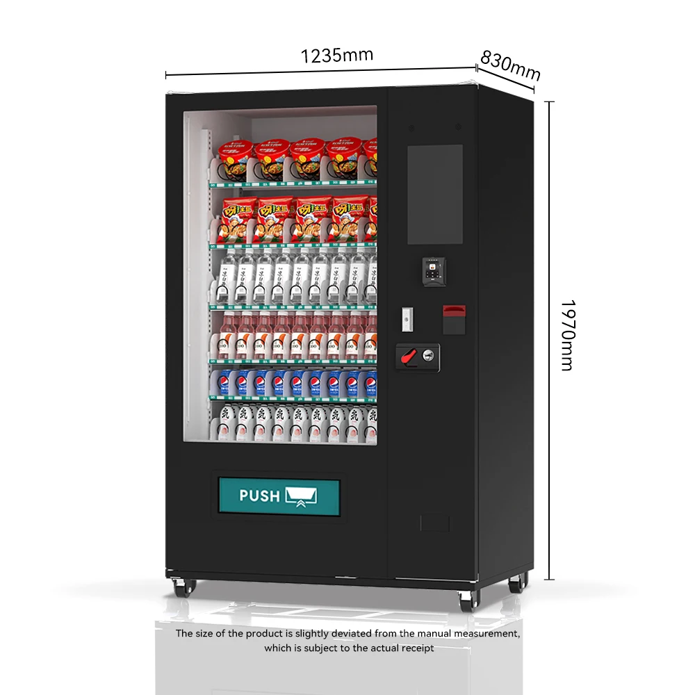 Vending Machine for Cold Drinks and Snack Vending Machine Mini Vending Machine 36 Slots Customize Steel Security Doors