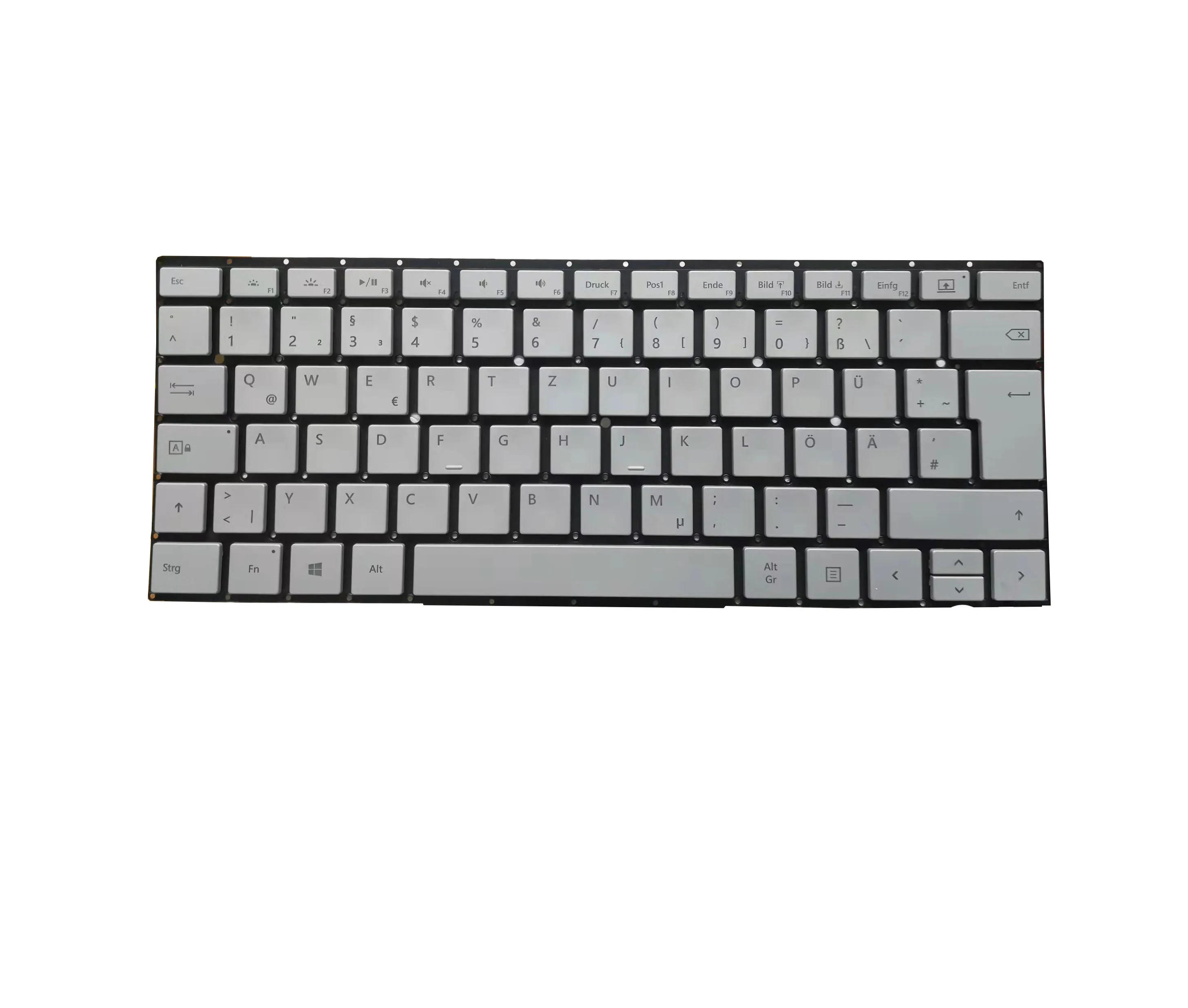 Imagem -06 - Teclado do Livro de Superfície para Microsoft Teclado para Microsoft Eua Canadá ca Estados Unidos Reino Unido Japonês jp Alemão Prata 1703 1704 1705 1785