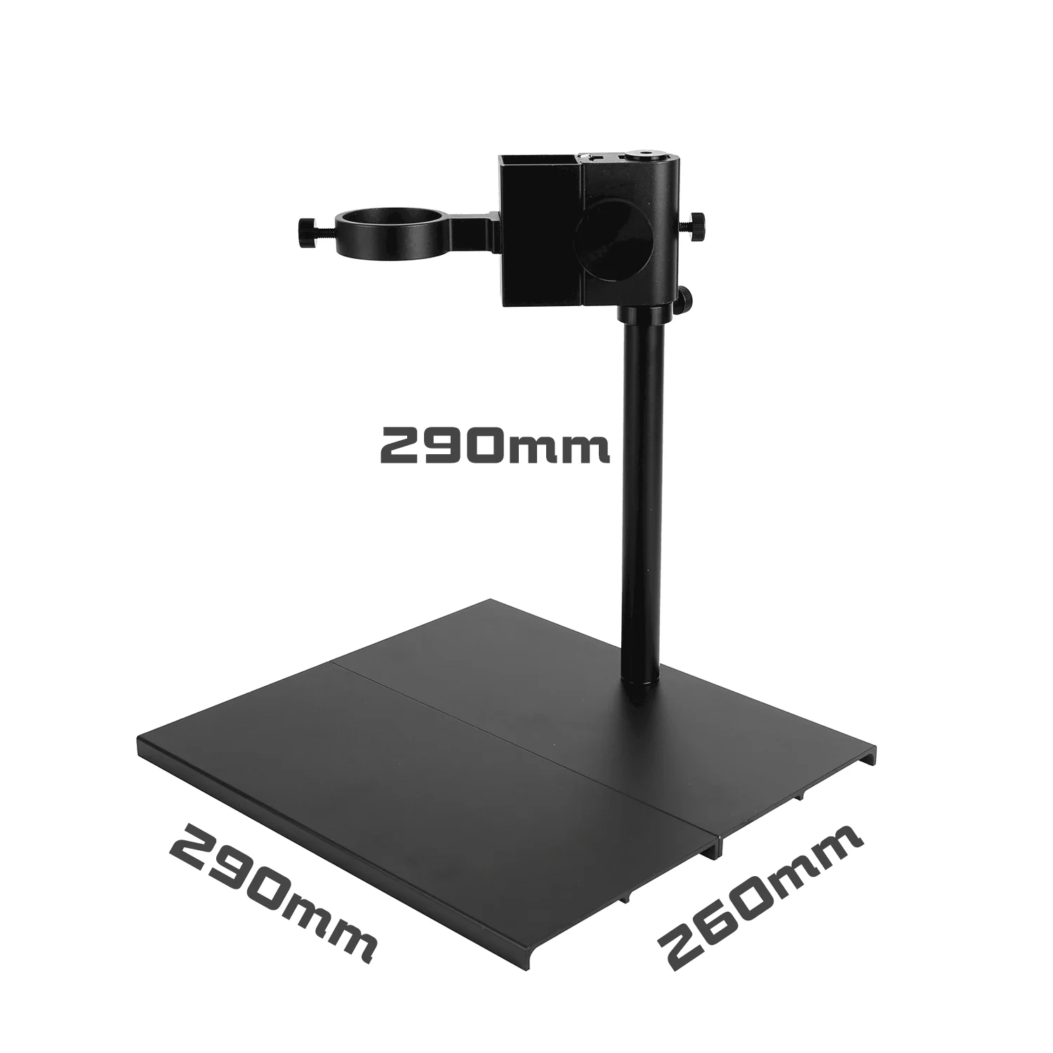 YIZHAN 29CM Microscope Focusing Bracket Aluminum Alloy Adjustable Focusing Holder Table Stand 40mm 50mm For Digital Camera Lens