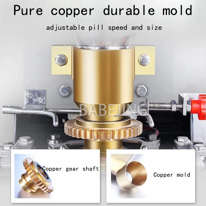 Профессиональная машина для изготовления шариков из говядины из нержавеющей стали, коммерческая машина для формования шариков из рыбы и редиски