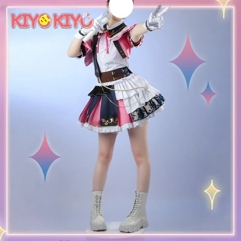 

KIYO-KIYO Anime OSHI NO KO x HINY COLORS Rubii Cosplay Costume Rubii Lovely Dress Female Halloween Costumes