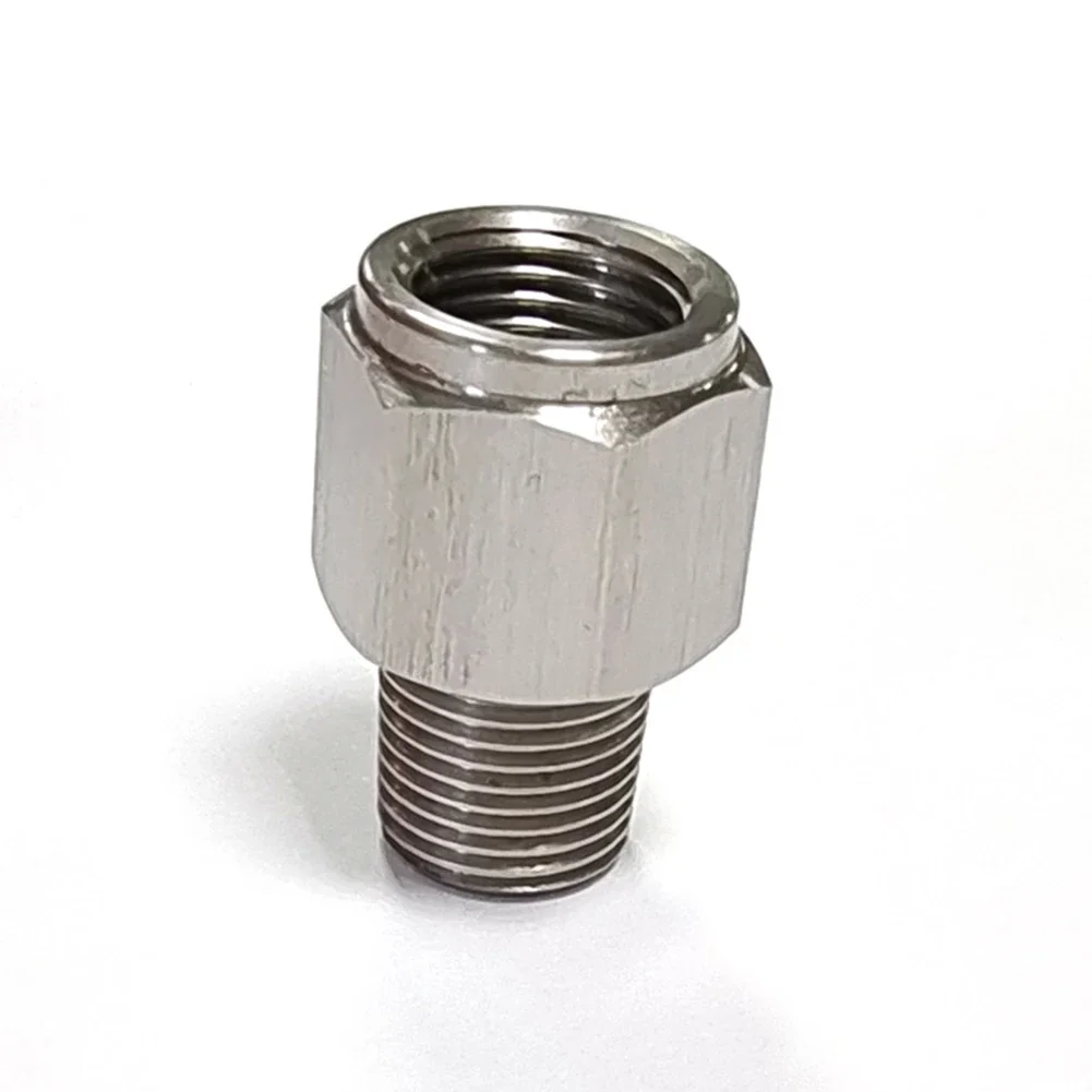 Adattatore per manometro olio in acciaio inossidabile 1/8NPT maschio a M10x1.0 femmina sostituzione adattatore sensore pressione olio