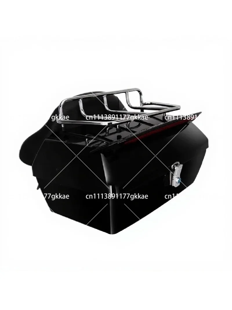 Universal Rear Trunk Storage Box Tail Luggage Case Toolbox Backrest Pad for Scooter Motorbike